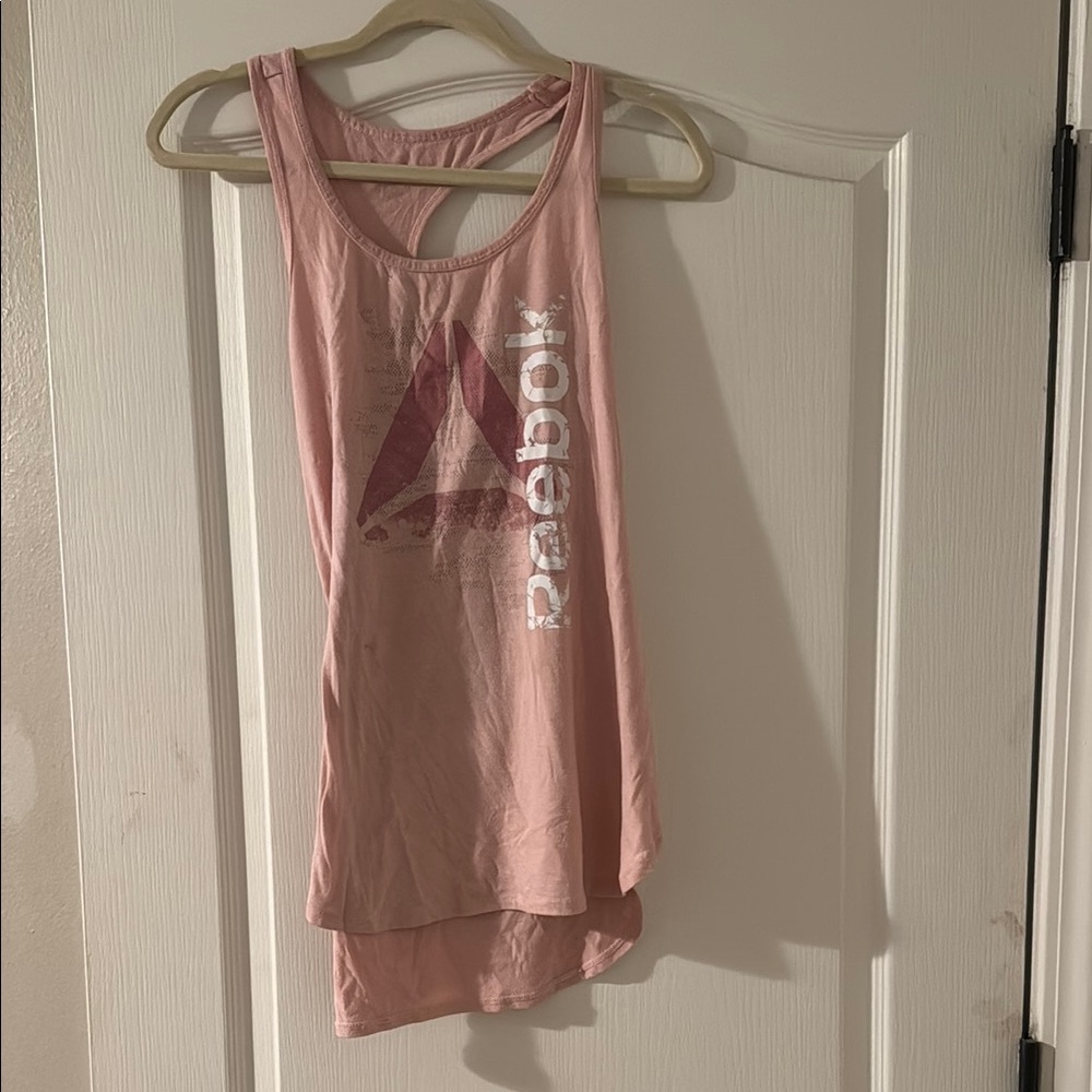 Reebok Women's Pink Tank Top